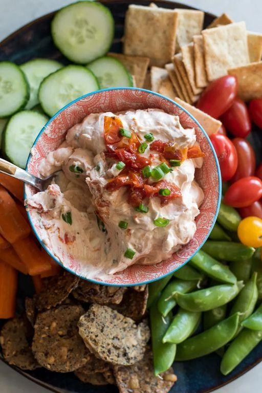 Sun-Dried Tomato Shrimp Dip with Cream Cheese