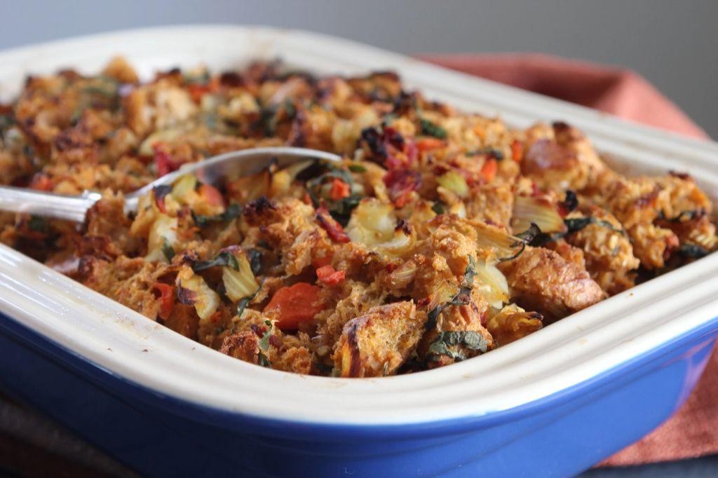 Sun-Dried Tomato and Basil Stovetop Stuffing