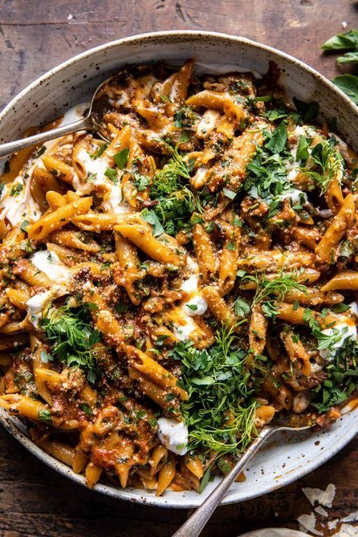 Sun-Dried Tomato and Ricotta Pasta