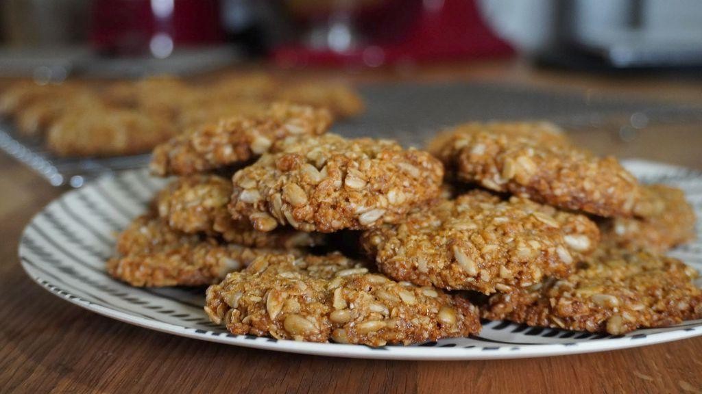 Sunflower Seed Oatmeal Cookies