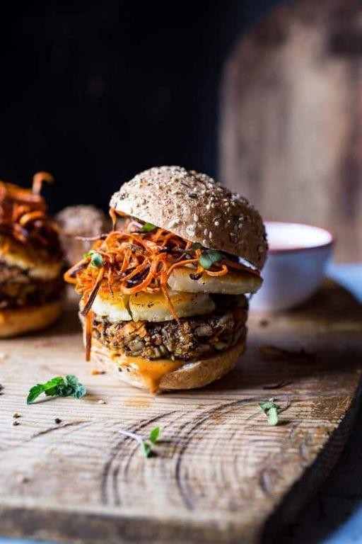 Sunflower Seed Veggie Burgers