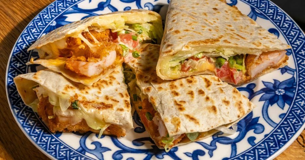 Sweet Chili Shrimp Quesadilla