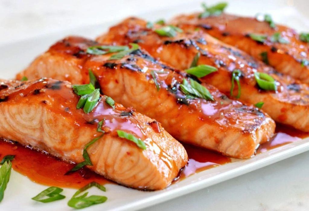 Sweet Chilli Glazed Salmon