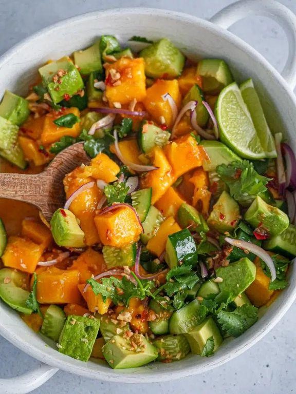 Sweet Chilli Mango Salad