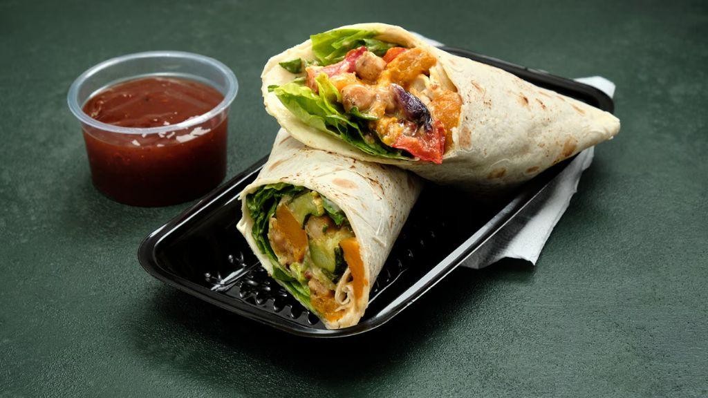 Sweet Chilli Veggie Wraps