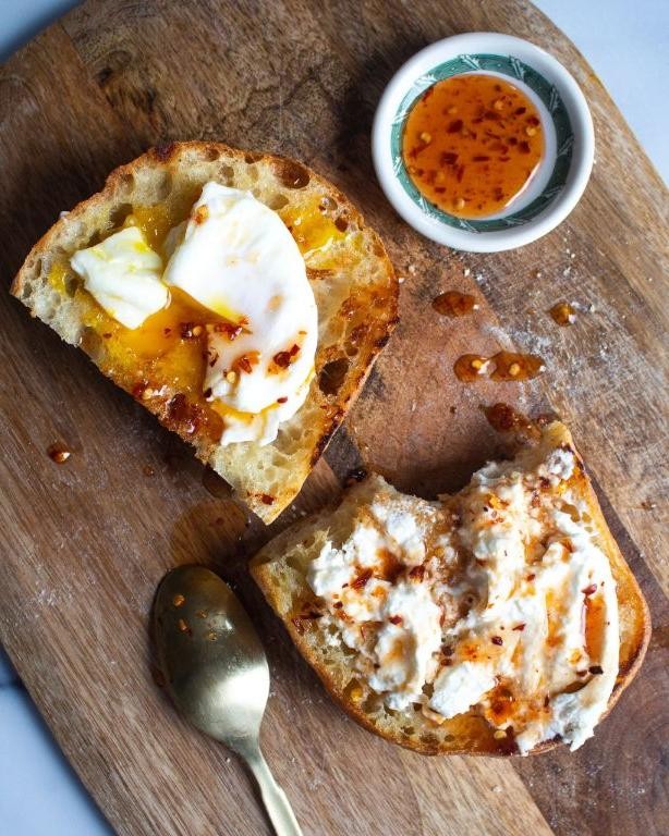Sweet Ciabatta with Honey and Walnuts