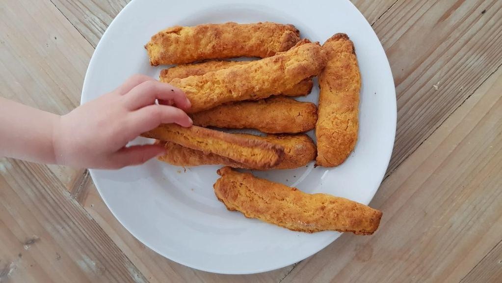 Sweet Potato Breadsticks