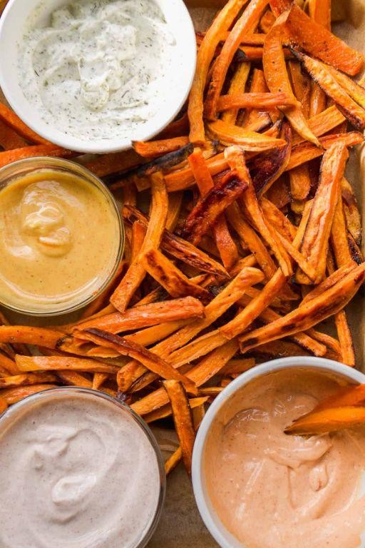 Sweet Potato Fries with Dip