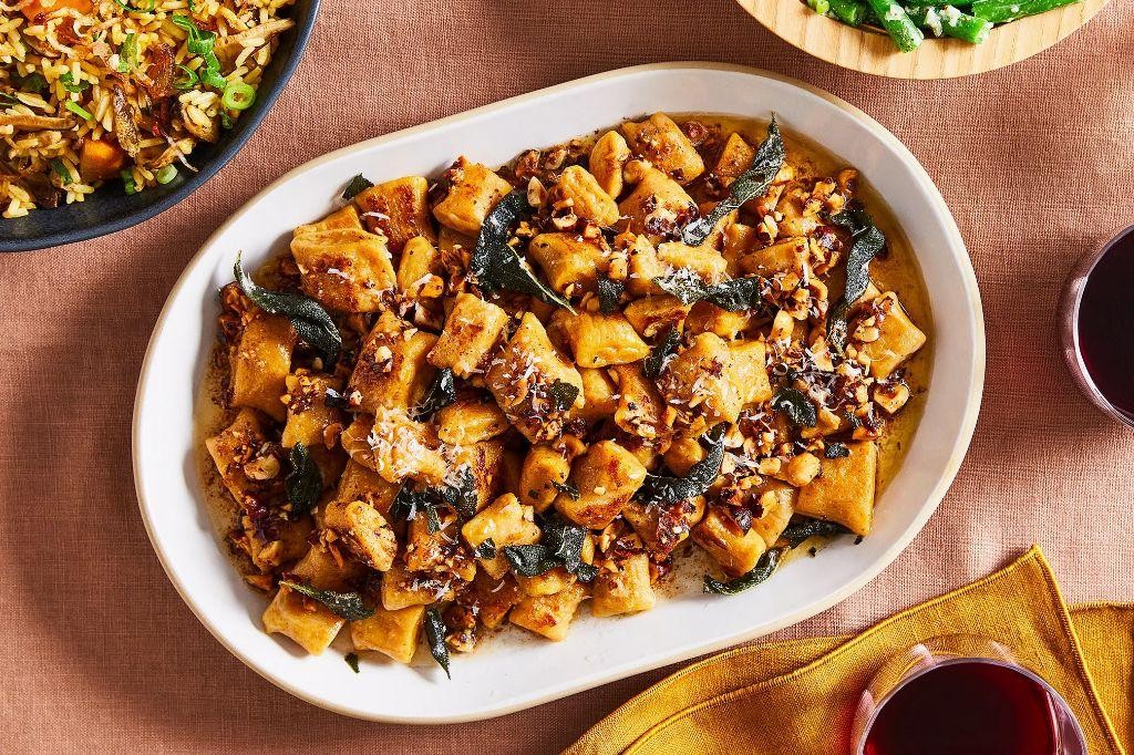 Sweet Potato Gnocchi with Brown Butter and Hazelnuts