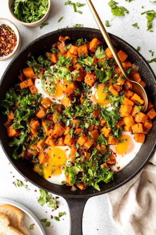 Sweet Potato and Kale Hash