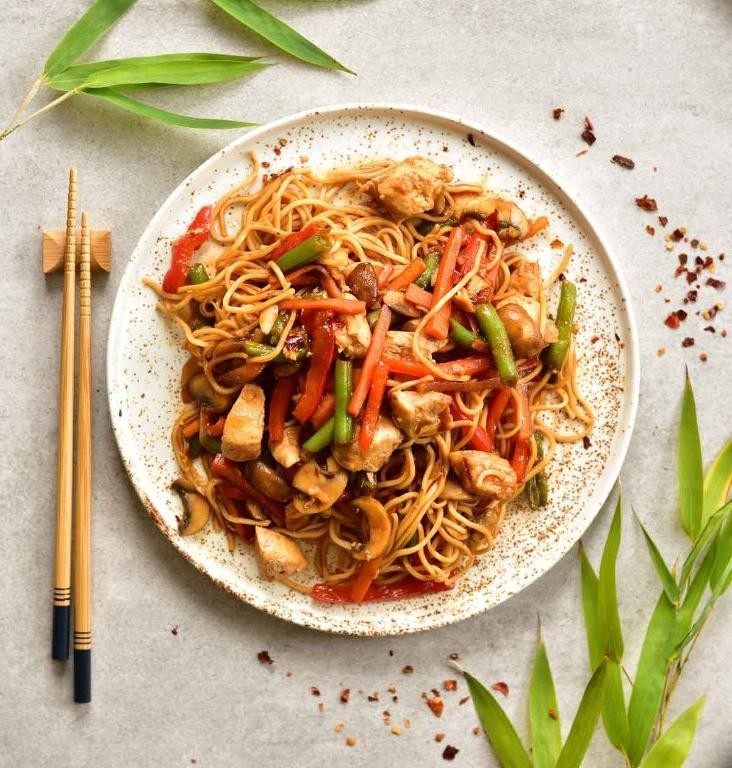 Sweet and Sour Chow Mein