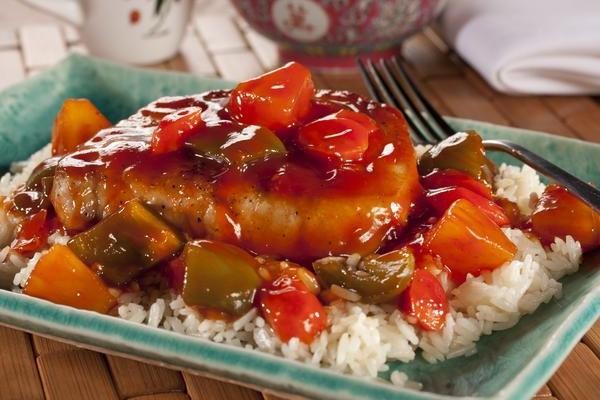 Sweet and Sour Pork Chop with Pineapple