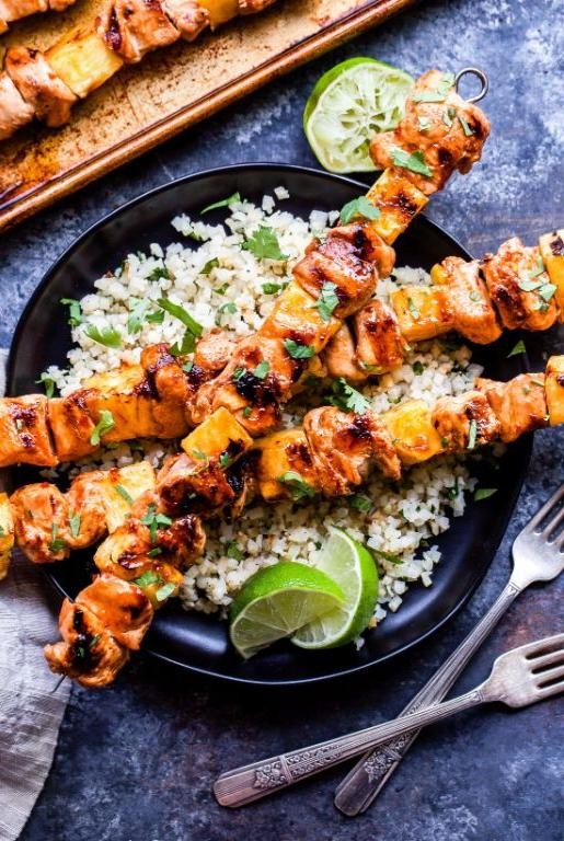 Sweet and Spicy Pineapple BBQ Chicken