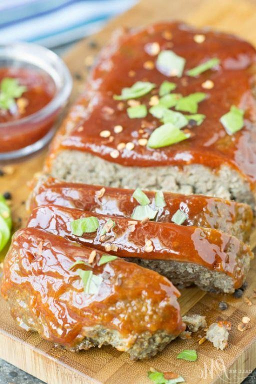 Sweet and Tangy Meatloaf with Ground Beef and Kielbasa