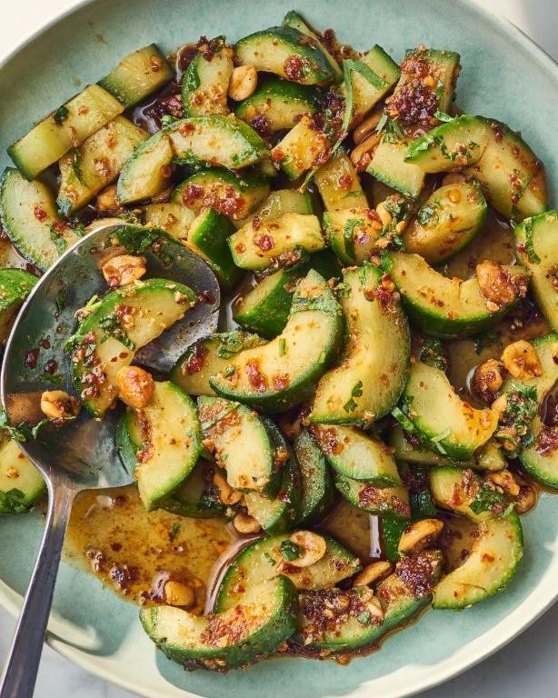 Szechuan Cucumber Salad