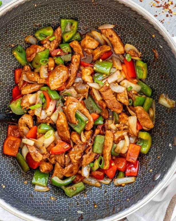 Szechuan Pork Stir Fry