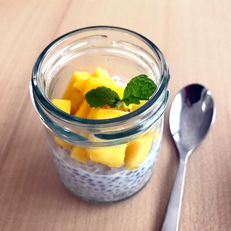 Tapioca Pearl Chia Pudding
