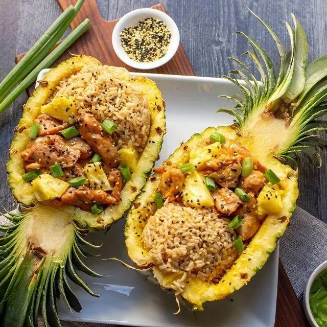 Teriyaki Chicken Rice Bowl with Pineapple