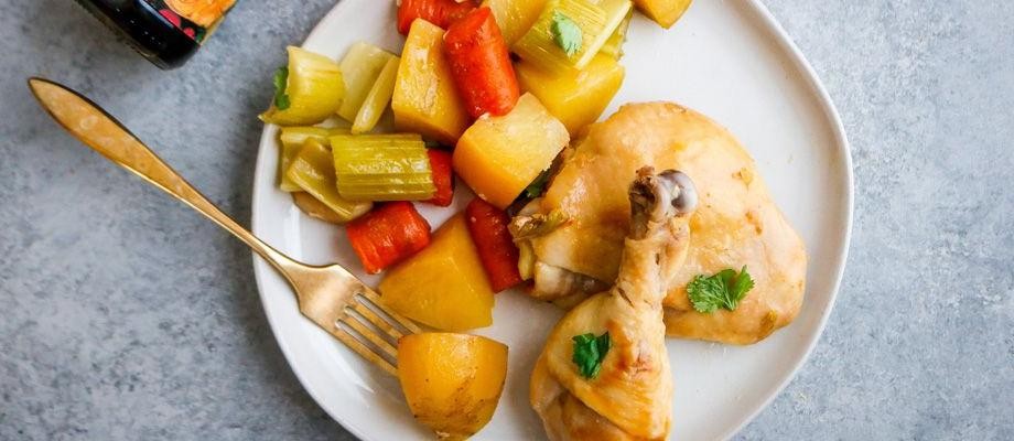 Teriyaki Chicken and Potato Slow Cooker Surprise