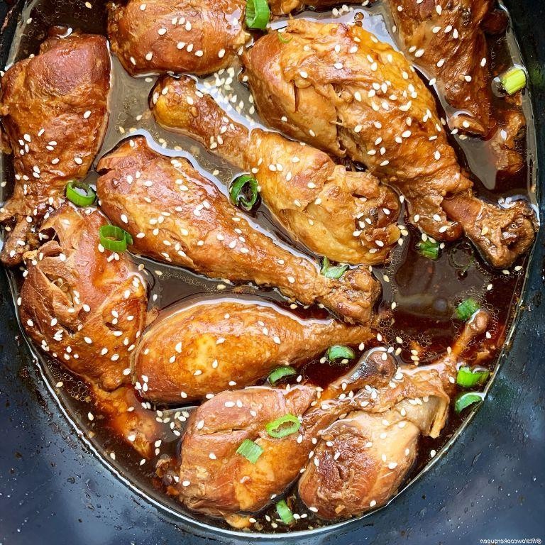 Teriyaki Crockpot Chicken Legs