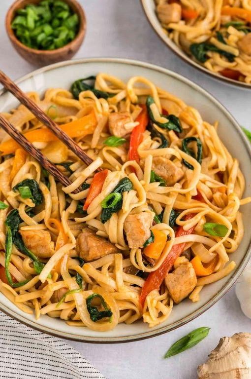 Teriyaki Pork Chow Mein