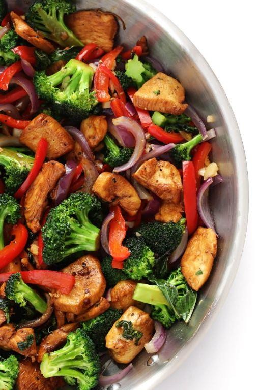 Thai Basil Chicken and Broccoli