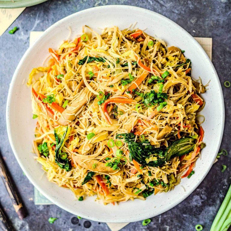 Thai Basil Vegetable Mai Fun