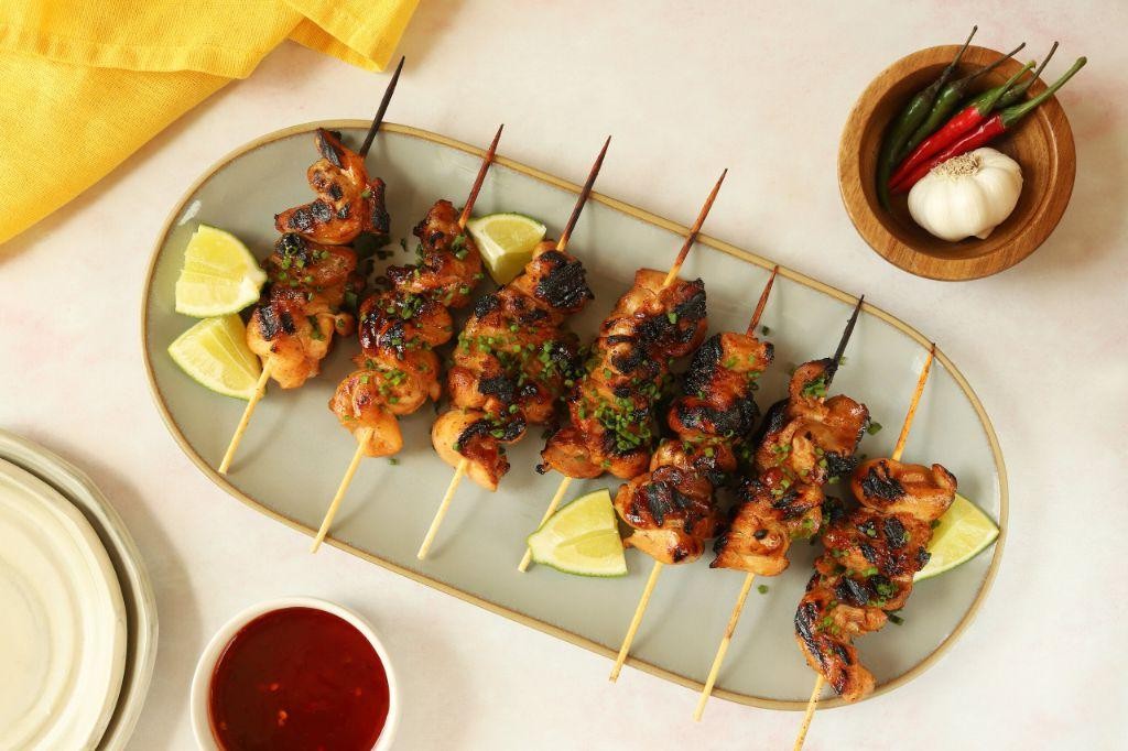 Thai Chili BBQ Chicken Satay