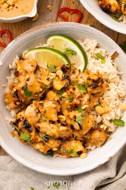 Thai Peanut Chicken Chunks