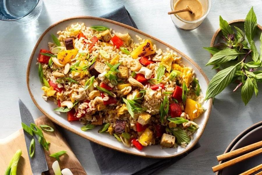 Thai Pineapple Tofu Fried Rice