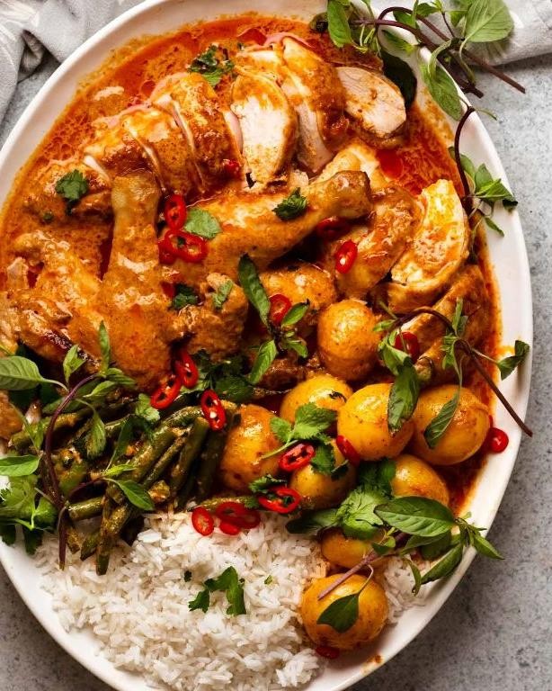 Thai Red Curry Chicken Stew
