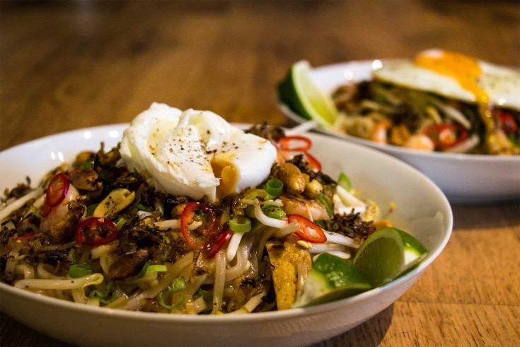Thai Street-Style Pad Thai with Lime Wedges