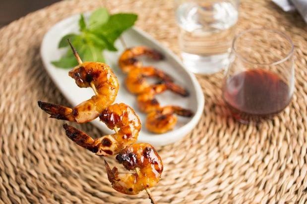 Thai Sweet Chilli Prawn Skewers