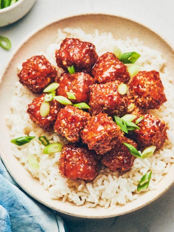 Thai Sweet Chilli Tofu Bowls