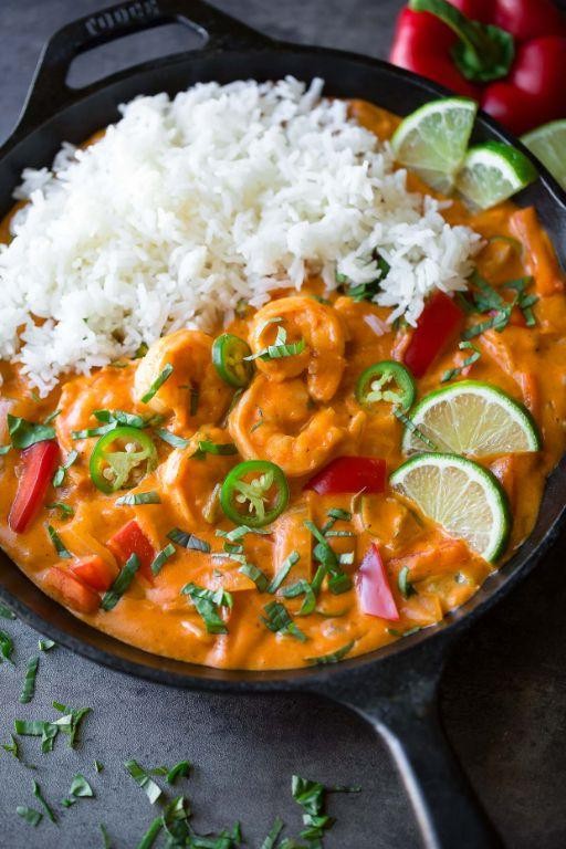 Thai Sweet and Spicy Shrimp Curry