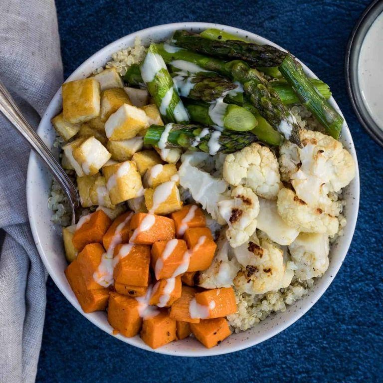 Three Sisters Buddha Bowl with Tahini Drizzle