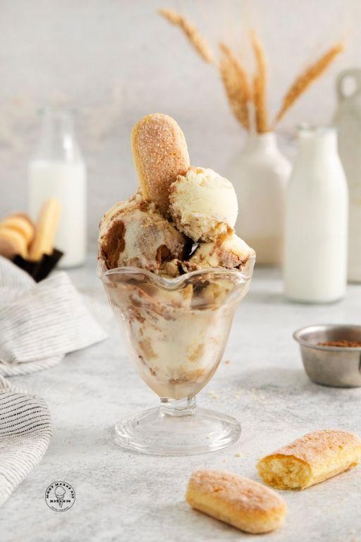 Tiramisu Inspired Fried Ice Cream