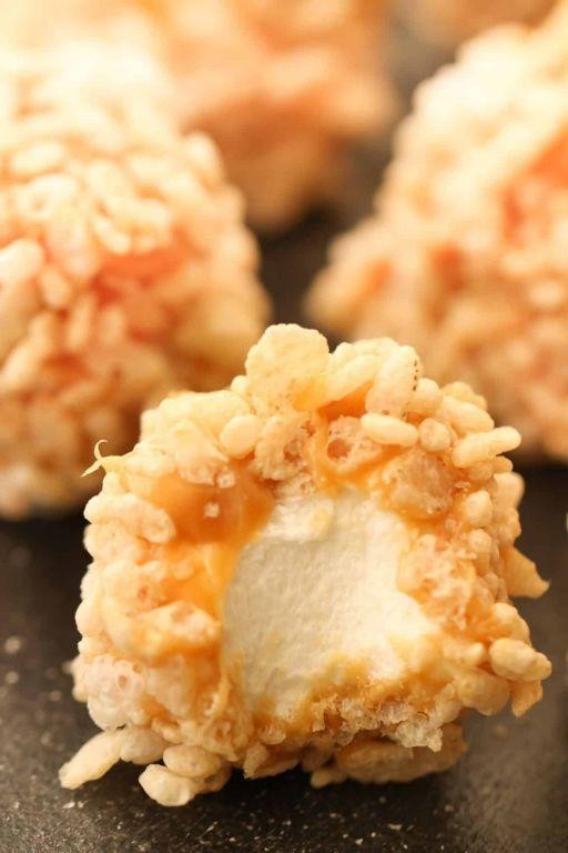 Toasted Marshmallow Mochi Balls