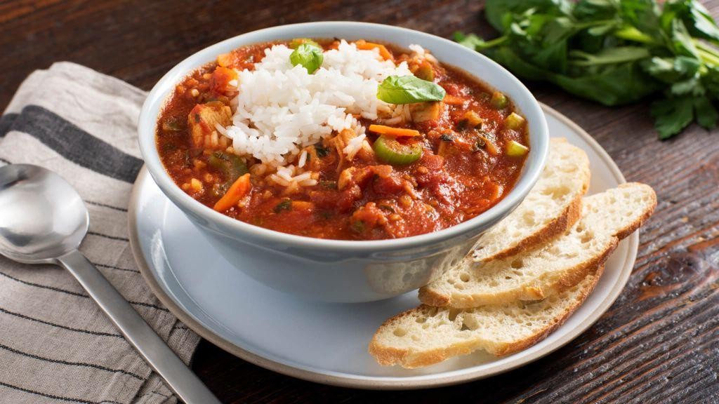 Tomato Basil Rice Soup