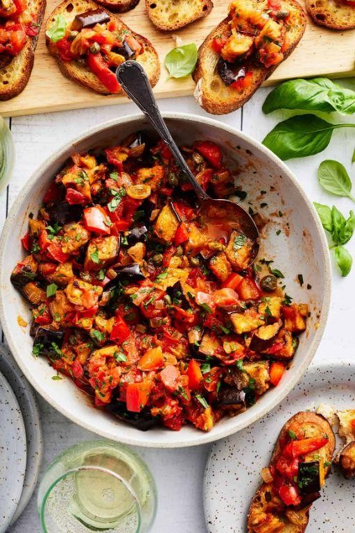 Tomato and Eggplant Caponata Sauce