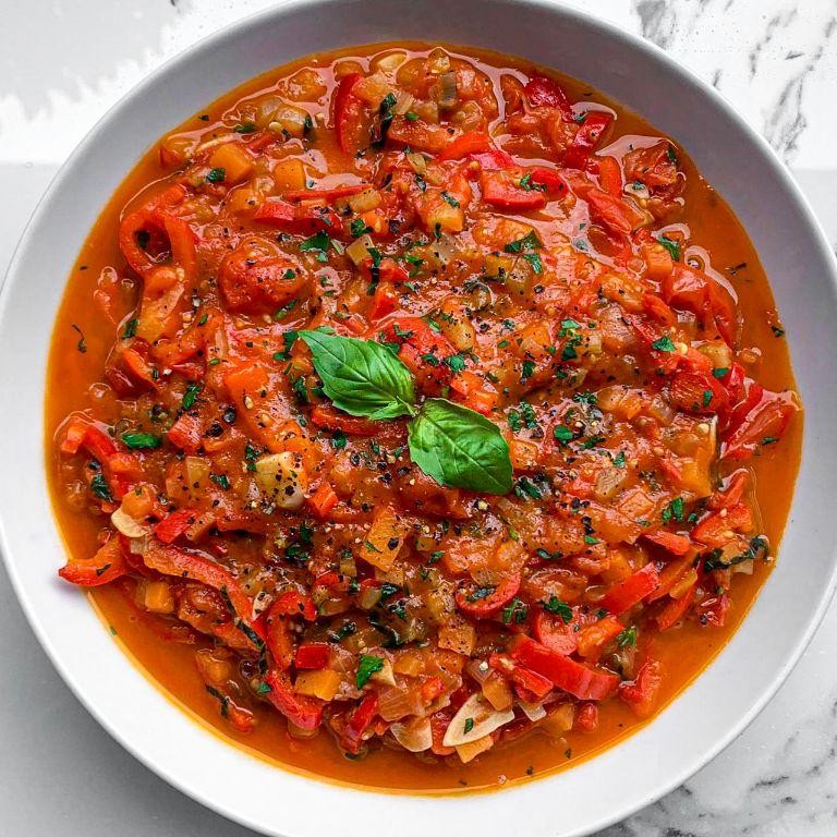 Tomato and Red Pepper Sauce