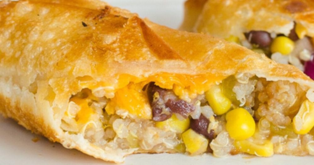 Tortilla Changa with Corn and Cheese