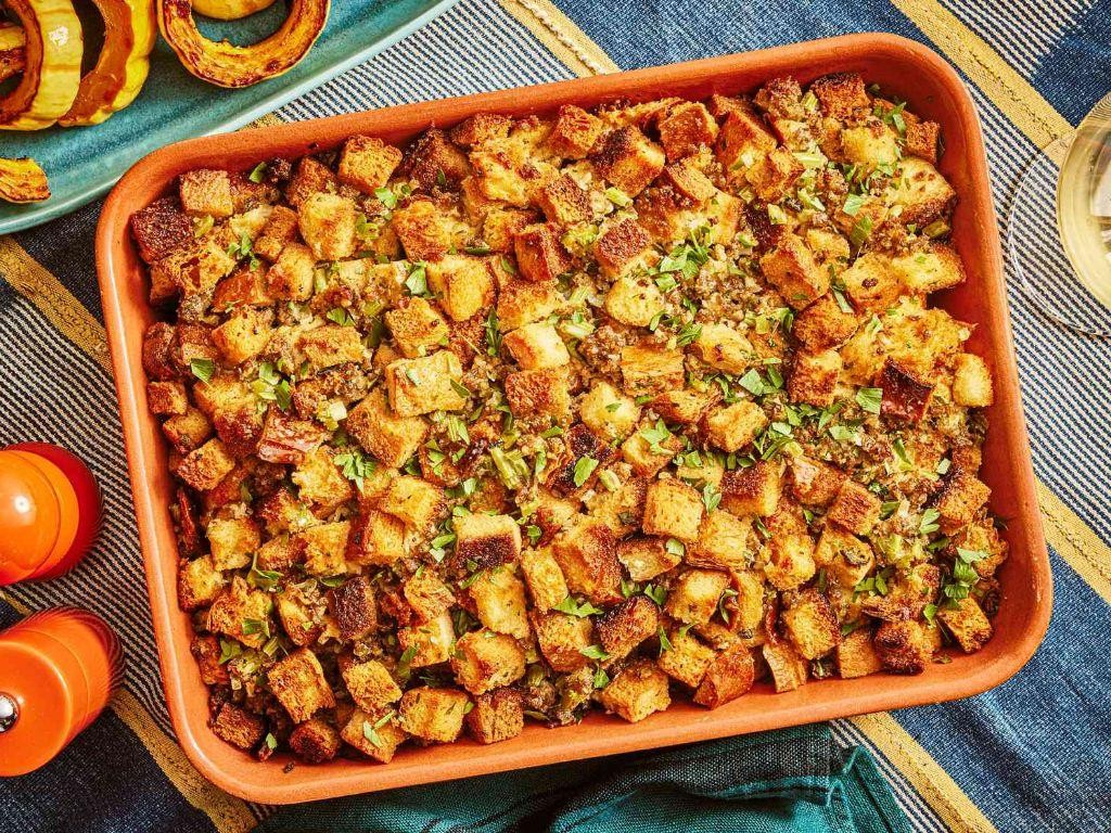 Traditional Stuffing with Sage and Sausage