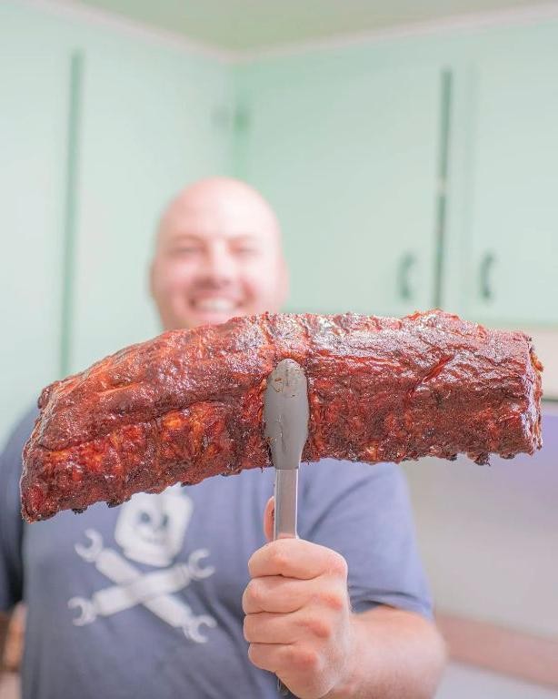 Traeger Smoked Ribs with Coffee Rub