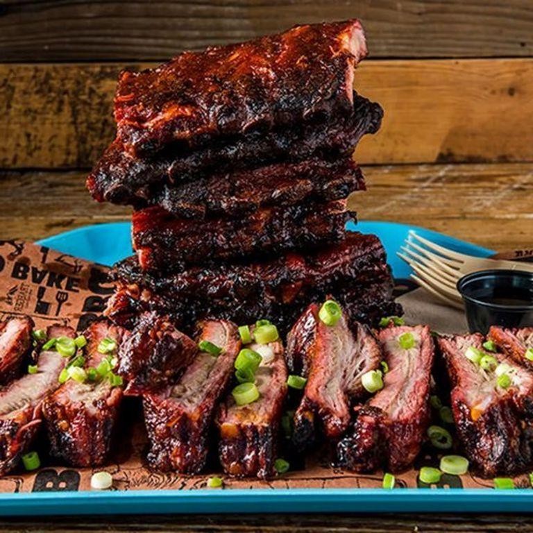 Traeger Smoked Ribs with Texas-Style Mop Sauce