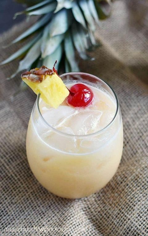 Tropical Painkiller with Mango Puree