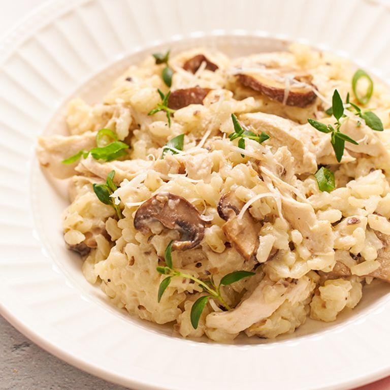 Truffle Oil Chicken Risotto