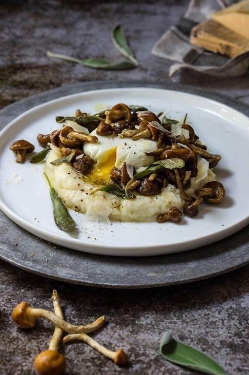 Truffle Oil Mashed Cauliflower