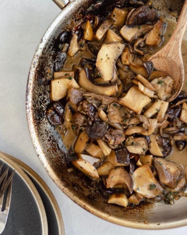 Truffle Oil Sautéed Mushrooms