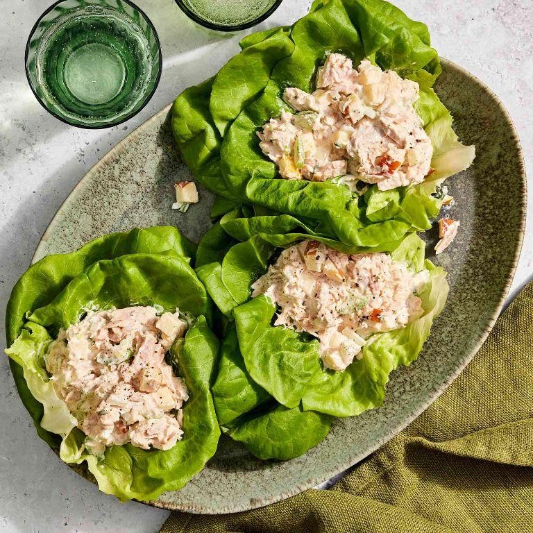 Tuna Salad Lettuce Wraps